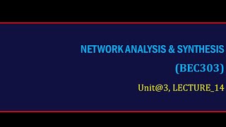 U3_L14 | RLC Circuit (OverDamped, Underdamped, Critically Damped) | NAS (BEC303) | Hindi