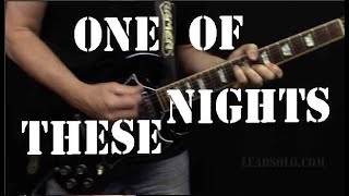 One Of These Nights - Lead Solo Lesson - Chords