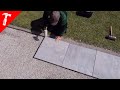 Gartenbauer Packt Aus So Verlegt Man Eine Terrasse Aus Keramik In Splitt
