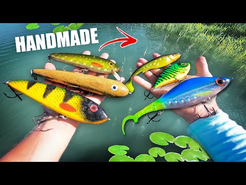 PIKE FISHING: Handmade vs Factory Lures 🔥 (Crazy action!!!)