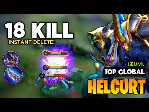 18 KILL! Helcurt One Shot Build [ Helcurt Best Build Top Global ] By ιzυмι - Mobile Legends