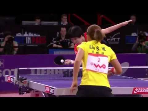 LI Xiaoxia CHN vs LIU Shiwen CHN - WTTC 2013 Paris [HD][Full Match]