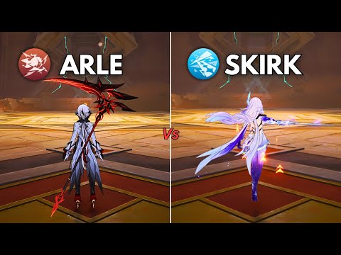 F2P:- Arlecchino vs Skirk !! Who is the Best C0 DPS ?? [ Genshin Impact ]