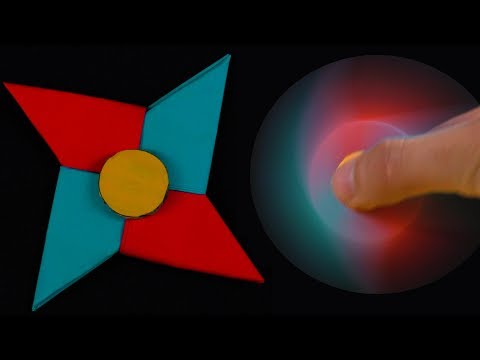 How To Make A Paper Fidget Spinner Without Bearings