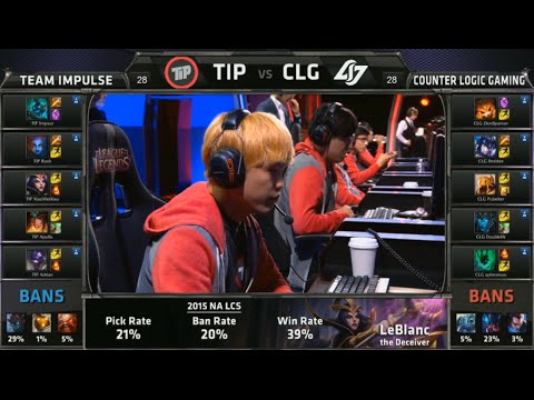 TIP vs CLG Game 1 Highlights (NA LCS Summer 2015)