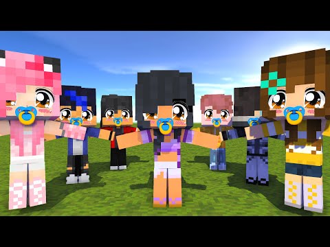 JOANA BABY YAY ARIGATO FIRST MEET APHMAU FRIENDS PIERCE DIED - MINECRAFT ANIMATION #shorts