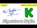 ✔️ Khushi Name Signature Style Request Done