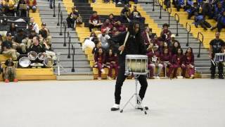 TW Andrews HS (Christian Simmons) Snare Solo @ Highland Springs 2017