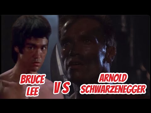 Bruce Lee VS Arnold Schwarzenegger in Commando!
