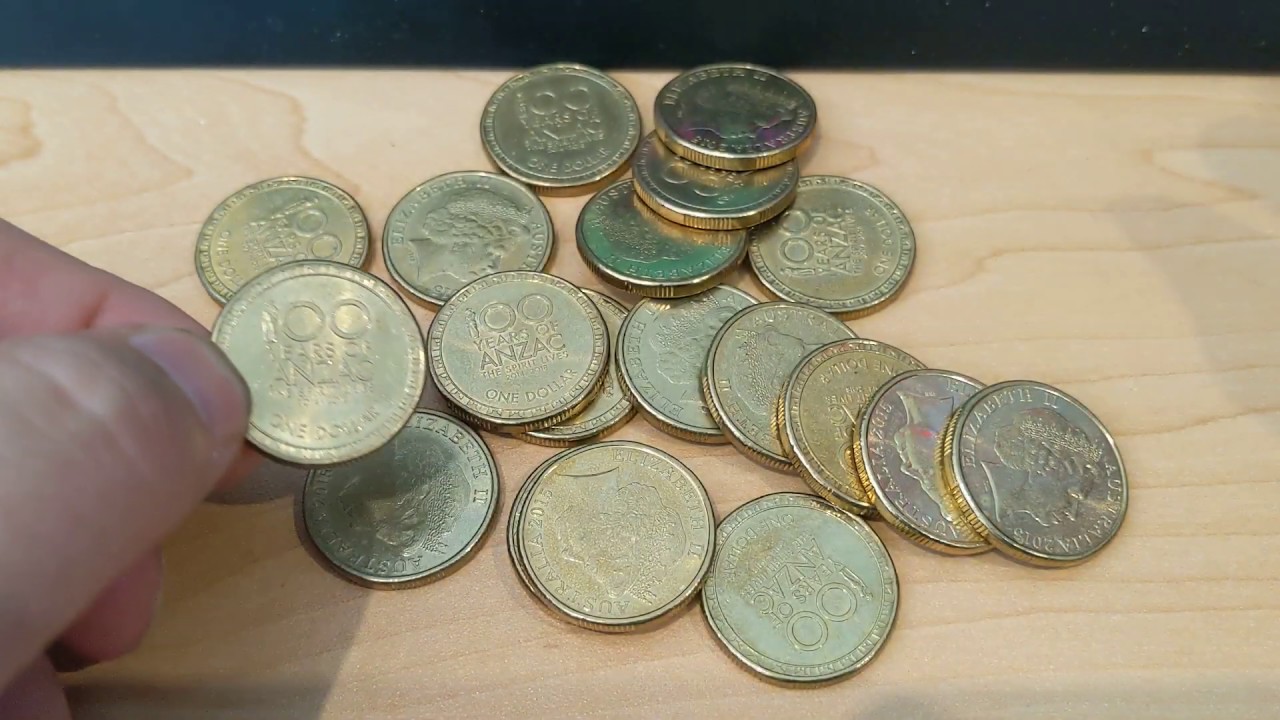 2015 $1 100 Years of Anzac Coin - Low Mintage and worth money