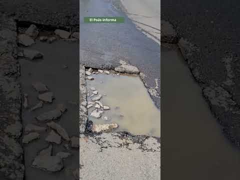 Alajuela,  calle Burios,  problemas  con las tuberías tienen constantes fugas