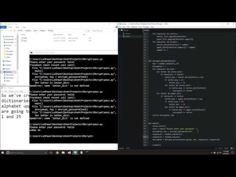 Basic Password Encryption Speed Coding In Python