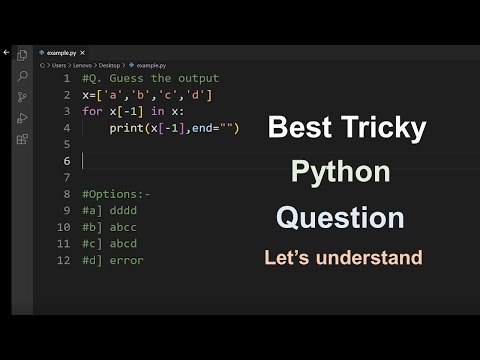 Python Interview Questions And Answers Python Tricky Questions Python Tutorial In Hindi