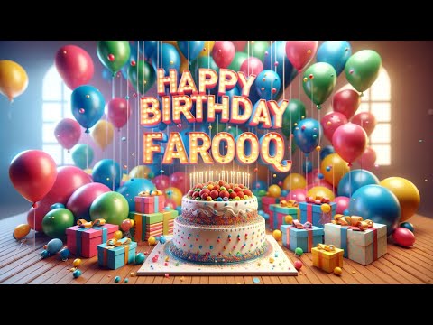 FAROOQ Happy Birthday To You||Happy Birthday Song FAROOQ🎂👨