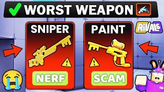 The END of SNIPER... (Roblox Rivals News) 🥲