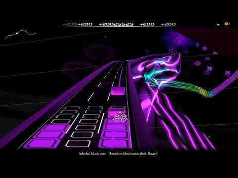 Savant on Mushrooms ft. Savant (6) - Infected Mushroom ~ Friends on Mushrooms (Audiosurf)