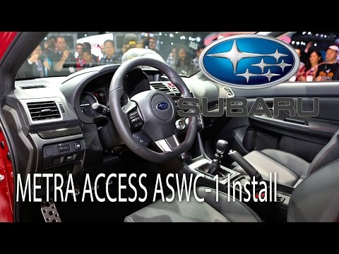 2015 Subaru WRX  METRA AXXESS ASWC-1 Steering wheel control