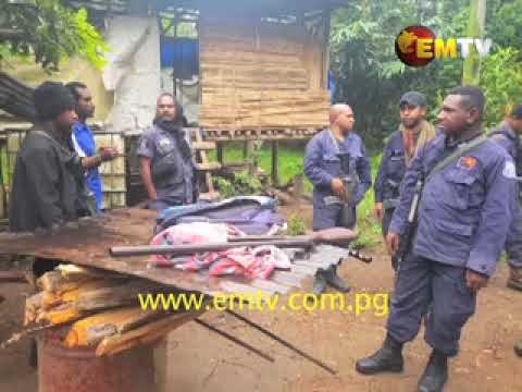 Lae Police Confiscate Weapons, Apprehend Suspect