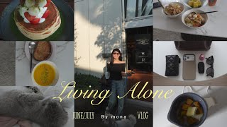 vlog）憂鬱な梅雨の日常🌧️購入品紹介、ワンちゃんokカフェ🍩