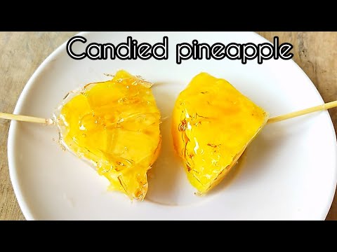 Pineapple Tanghulu | How to make Candied pineapple