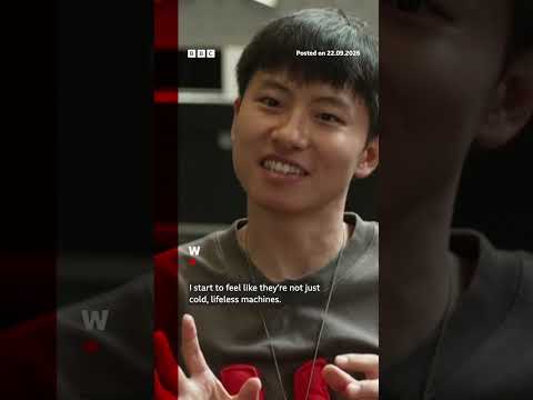 Chinese dancer forms dance crew of humanoid robots. #Robots #AmericasGotTalent #BBCNews