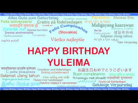Yuleima   Languages Idiomas - Happy Birthday