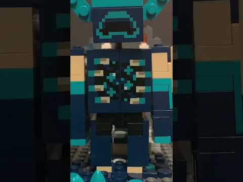 Lego Minecraft stop motion The Warden dance #viral #funny #short #meme #hilarious