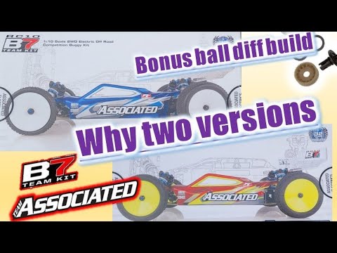 Team Associated B7 dirt versus Carpet version what is the difference (and how to build ball diff)