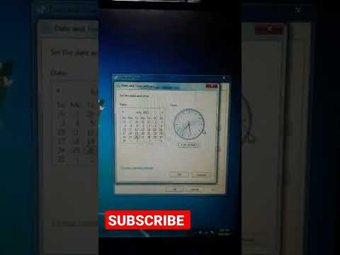 HOW to change DATE AND TIME IN COMPUTER