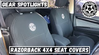 Gear Spotlight - Razorback 4x4 Premium Neoprene Seat Covers