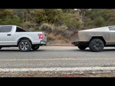 tesla cybertruck vs ford f150. 2022 new video