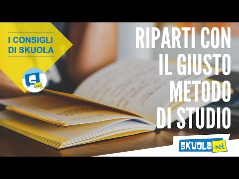 Metodo di studio, affronta il Back to School nel modo giusto