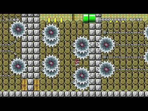 Splinter Blisters by Farticus - Super Mario Maker - No Commentary 1bm