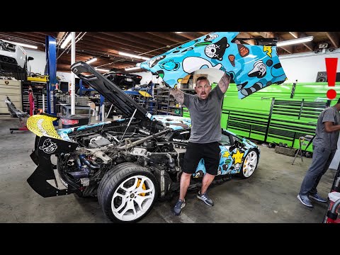 BUILDING THE CRAZIEST LAMBORGHINI IN THE WORLD EVEN HAS ROLLS ROYCE STARLIGHT HEADLINER! Video