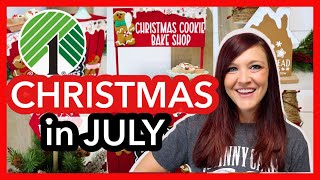 Use EVERYDAY Dollar Tree Items to make Christmas Decor | Christmas in July 🌲