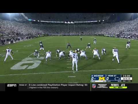 Penn State vs Michigan Timeout First Play - Whiteout