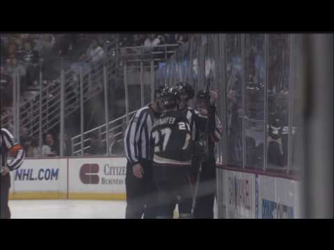 Mikhail Grabovski gets clobbered