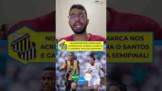 Novorizontino marca nos acréscimos, elimina o Santos e garante vaga na semifinal do Paulistão