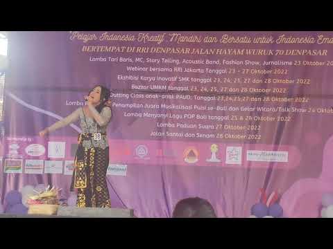 Krisnanda Widya Tangkas - Ida Sang Sujati (babak penyisihan lomba pop bali RRI Denpasar 2022)