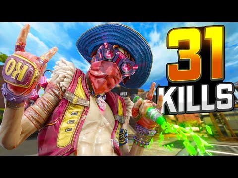 INSANE Octane 31 KILLS and 6,900 Damage Apex legends