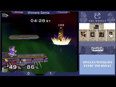 Melee's Most Wanted Winner Semis Shmugs vs Fauxhebro
