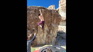 Video thumbnail of Meat and Potatoes, V8. Ibex