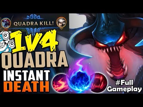 1vs4 QUADRA KILL INSANT DEATH | REAL POWER | Cho'Gath vs Camille TOP RANKED SEASON 8 Gameplay