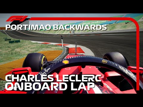 F1 2020 Charles Leclerc Backwards Onboard Lap Around Portimao | 2020 Portuguese Grand Prix