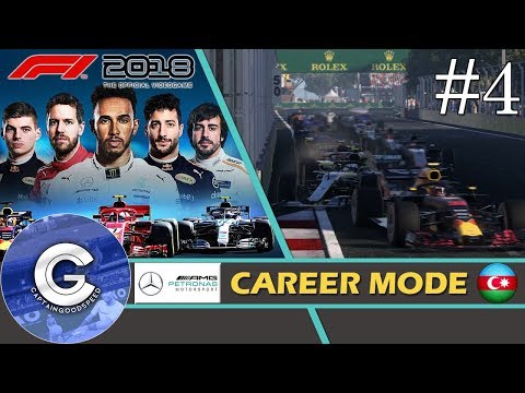 Let’s Play F1 2018 Career Mode | Mercedes Career #4 | CRAZY FIRST LAP!