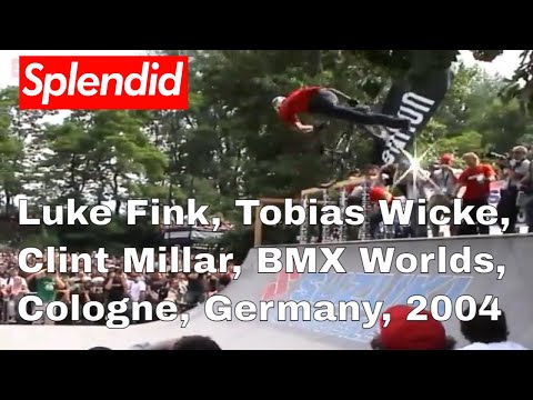 Luke Fink, Tobias Wicke, Clint Millar, BMX Freestyle Worlds, Cologne, Germany, 2004