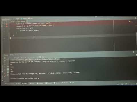 Java Regex Part 5 Split Method