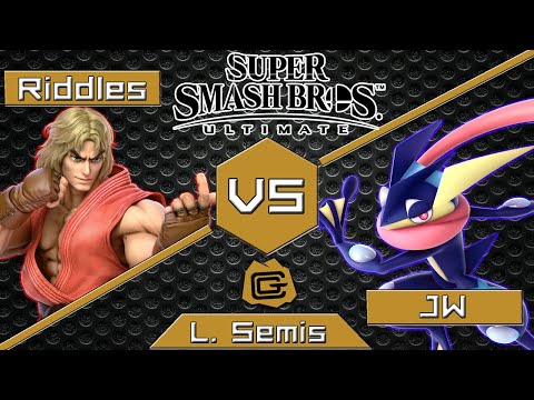SSBU #35 - JW vs. Riddles - Losers Semis - Smash Ultimate - 8/08/19