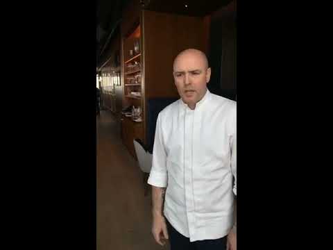 Chef Aiden Byrne live tour of new Manchester restaurant, 20 Stories