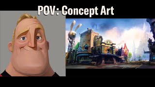 Mr Incredible becoming uncanny (Epic Mickey Edition)